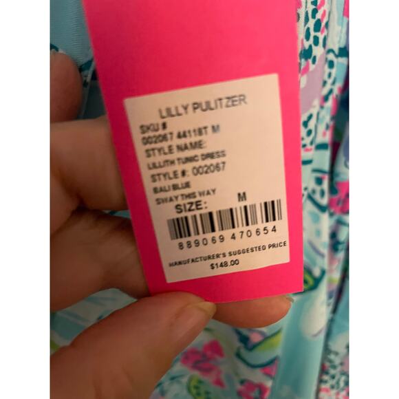 Lilly Pulitzer NWT Lillith Tunic Dress: Sway this Way Size M - Picture 6 of 8